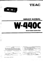 Teac W-440C-Service-Manual